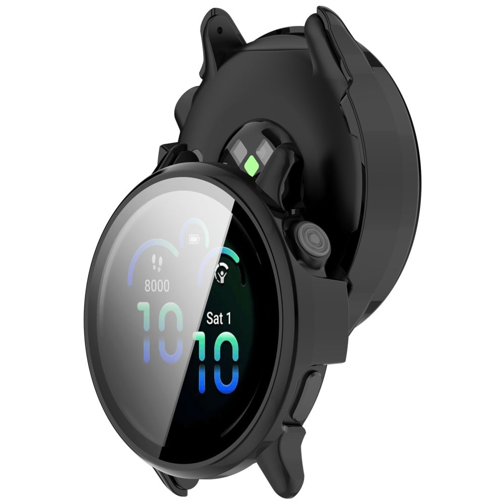 Garmin Vivoactive 6 Heldekkende deksel med skjermbeskytter, Svart