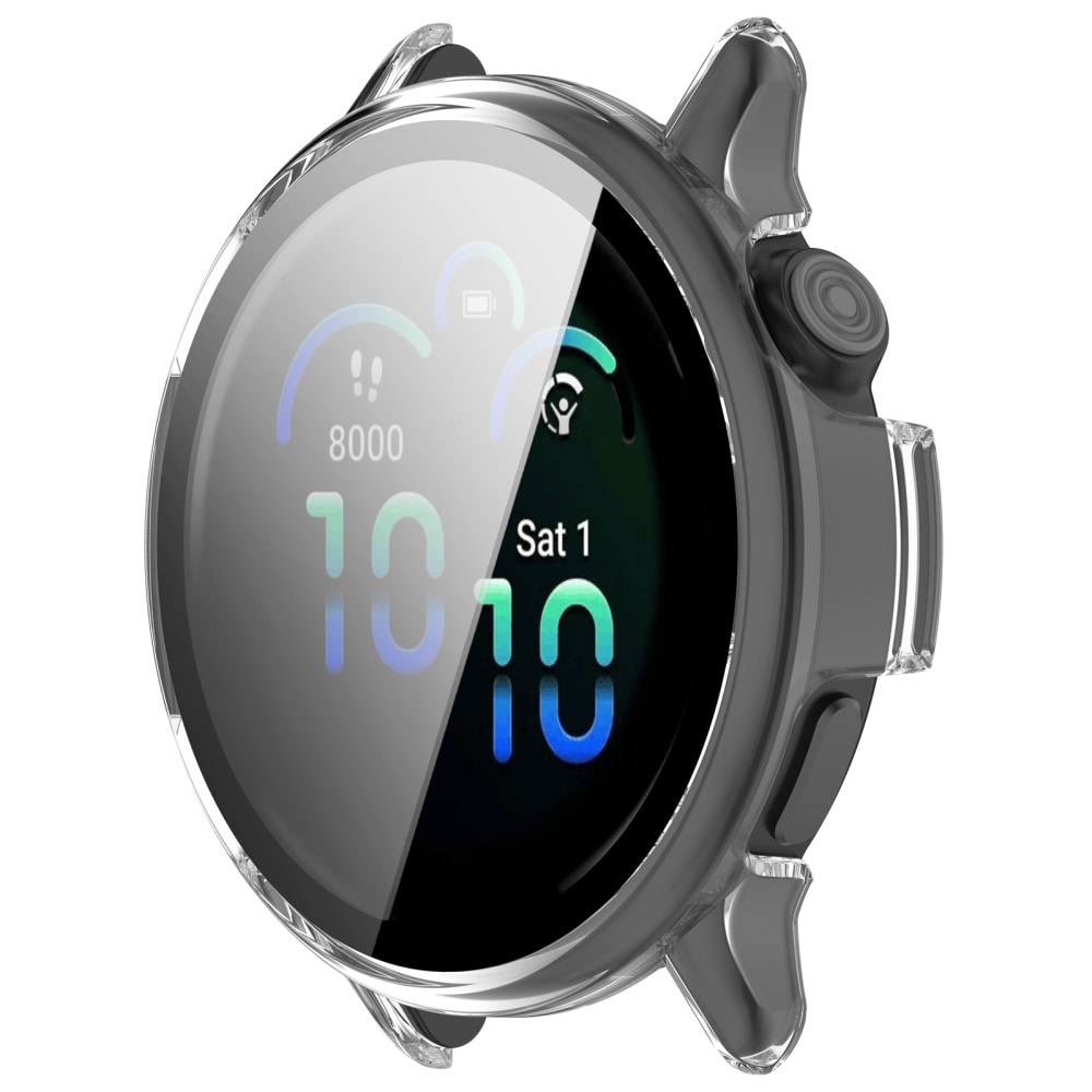 Garmin Vivoactive 6 Heldekkende deksel med skjermbeskytter, Gjennomsiktig