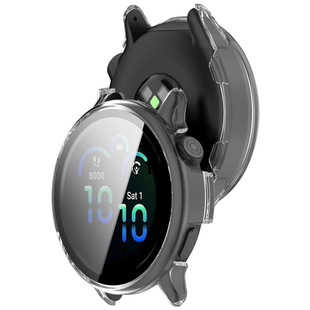 Garmin Vivoactive 6 Heldekkende deksel med skjermbeskytter, Gjennomsiktig