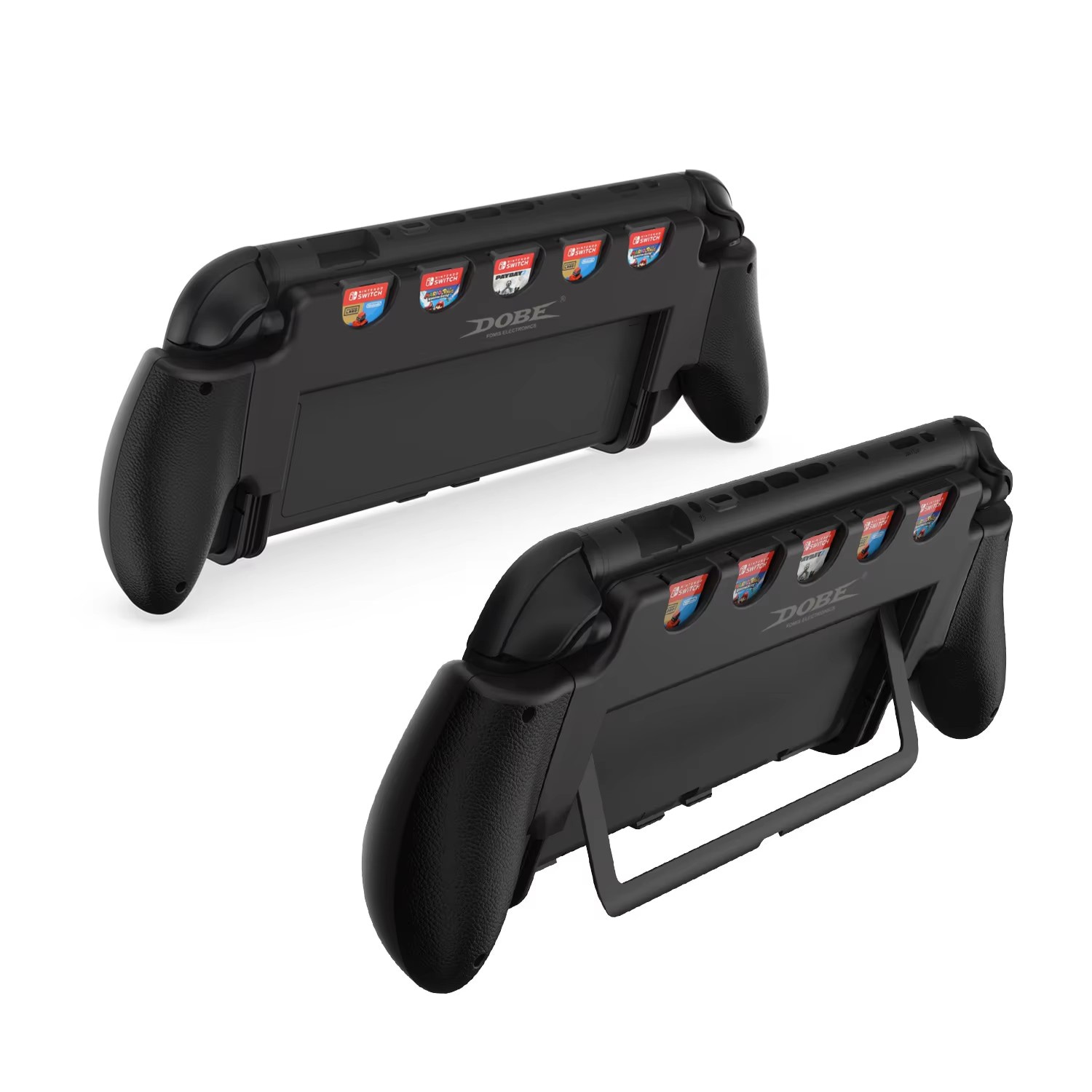 Nintendo Switch 2 Håndgrep med spillkortoppbevaring, Svart