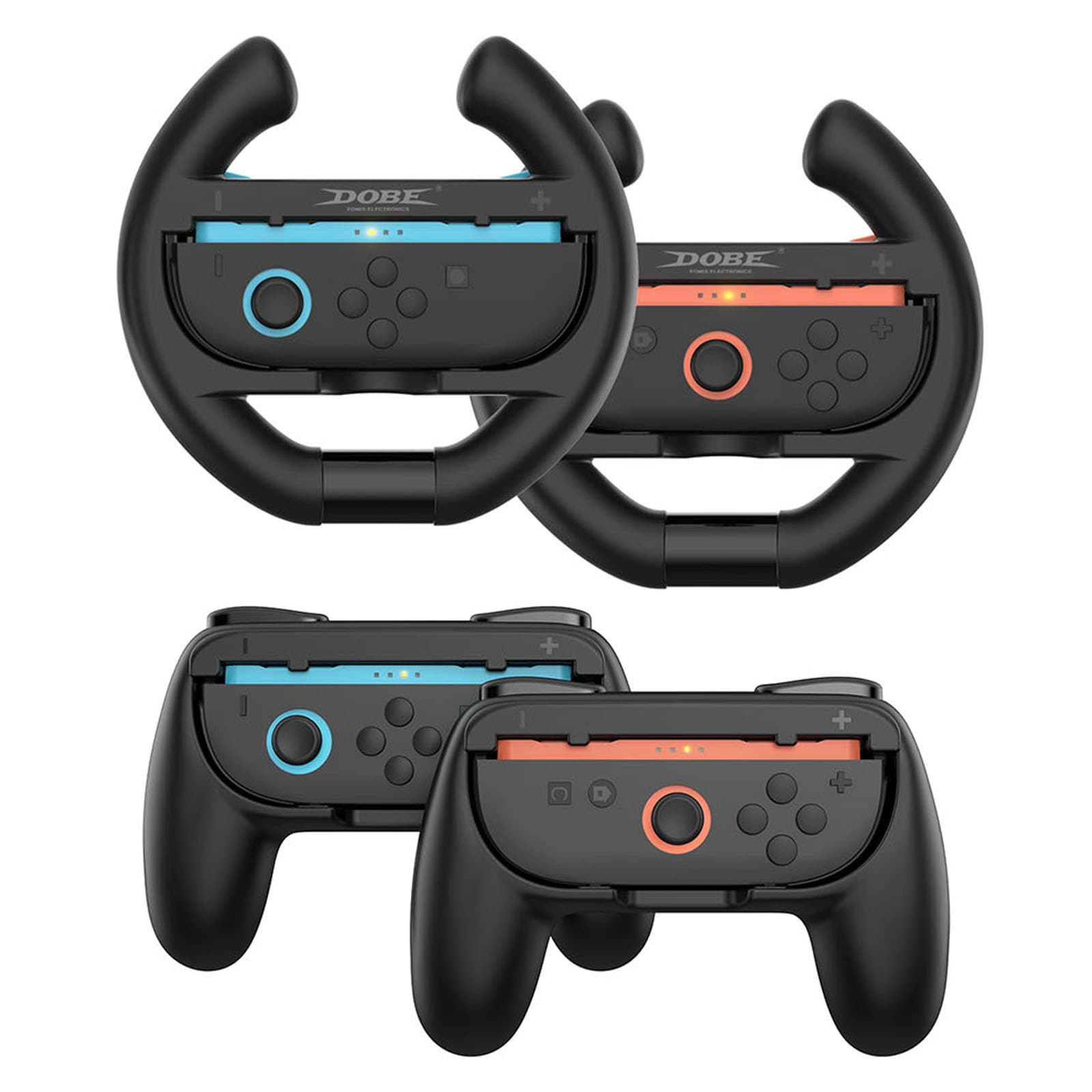 Nintendo Switch 2 Joy-Con håndkontroller og ratt, Svart