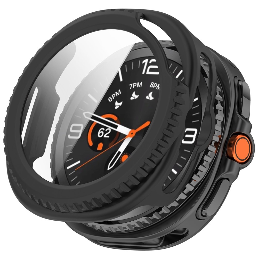 Samsung Galaxy Watch Ultra (2025) Heldekkende deksel med skjermbeskytter, Svart