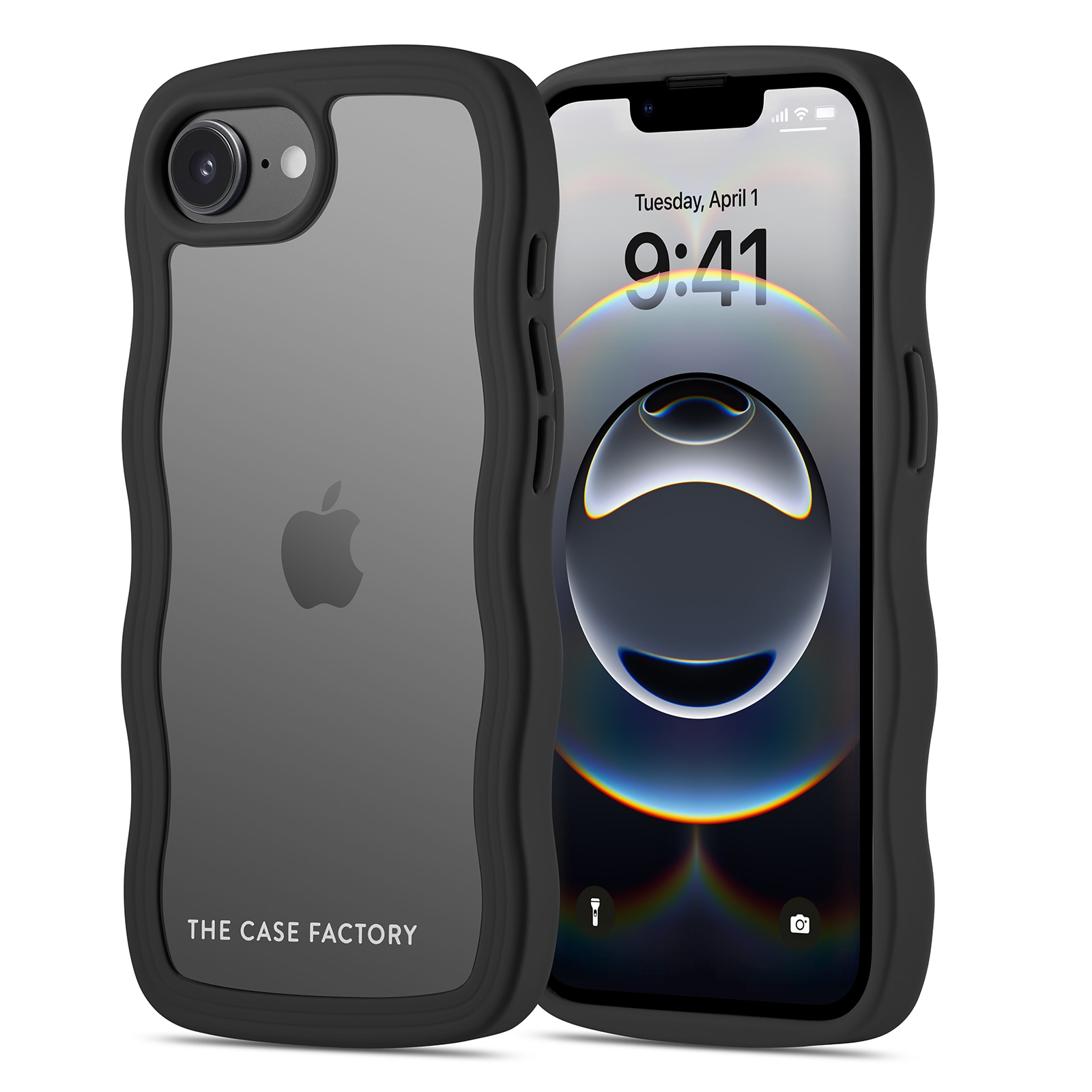 iPhone 16e The Wave Case, Svart