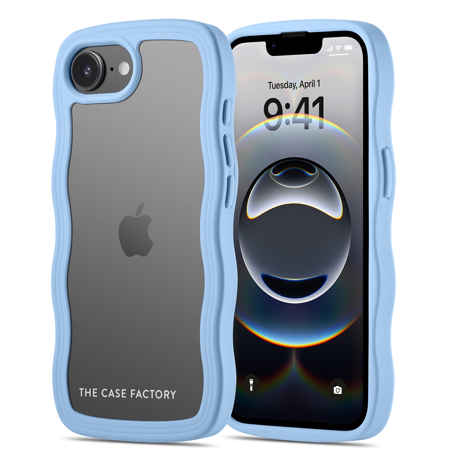 iPhone 16e The Wave Case, Blå