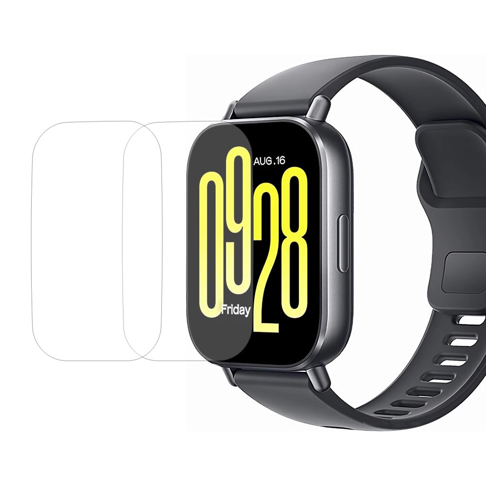Xiaomi Redmi Watch 5 Active 2-pak skjermbeskytter i herdet glass