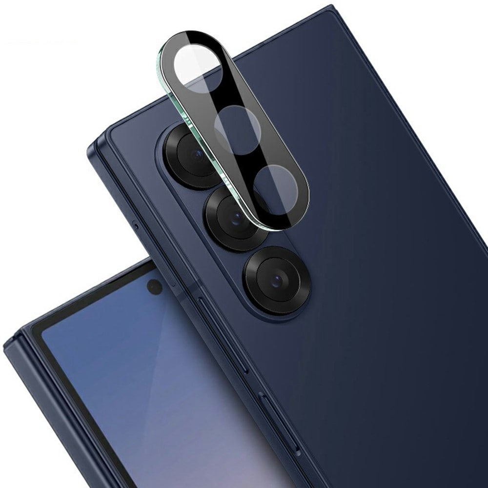 Samsung Galaxy Z Fold 7 Kameralinsebeskyttelse i glass, Svart