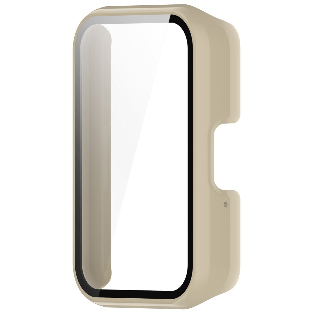 Samsung Galaxy Fit 3 Heldekkende deksel med skjermbeskytter, Beige