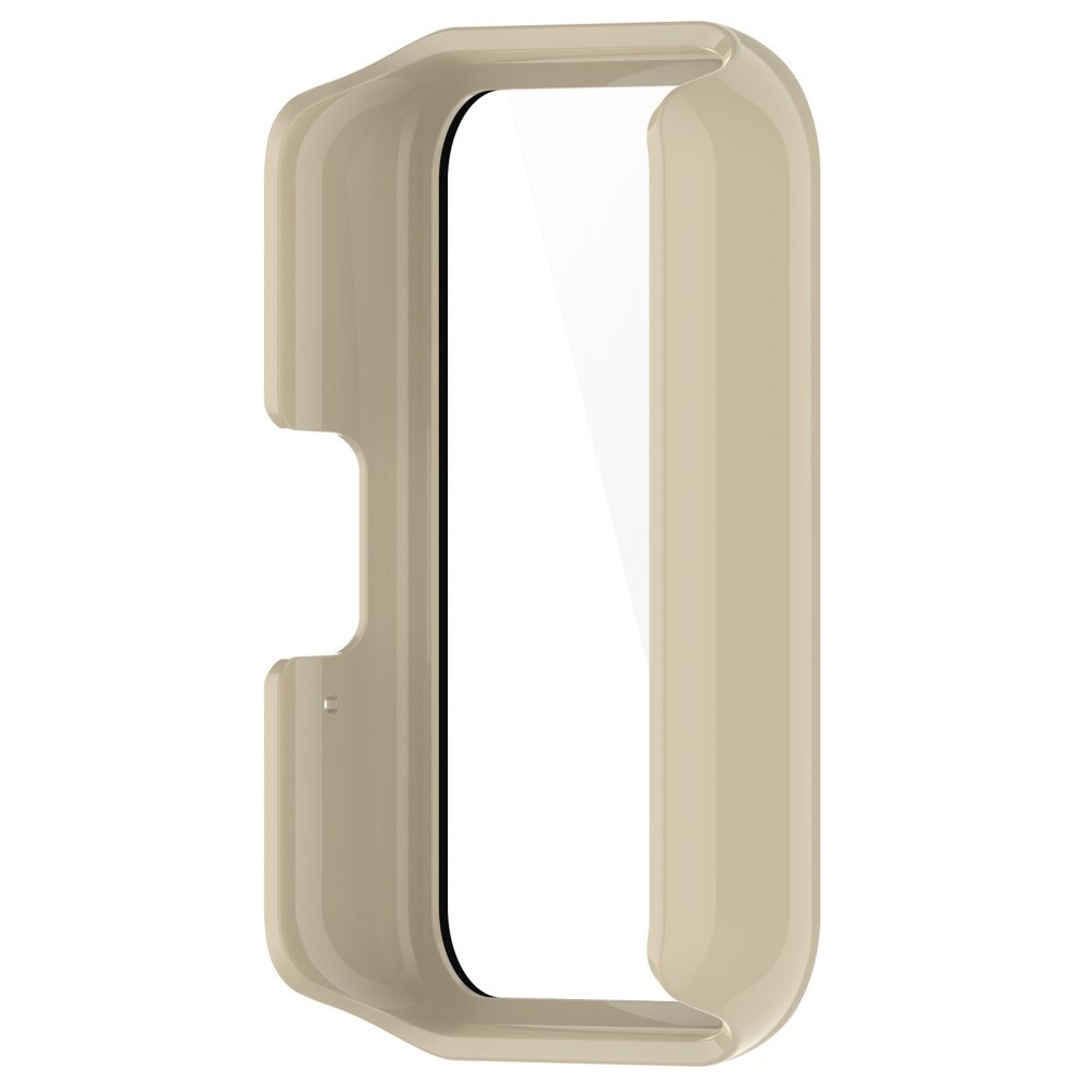 Samsung Galaxy Fit 3 Heldekkende deksel med skjermbeskytter, Beige