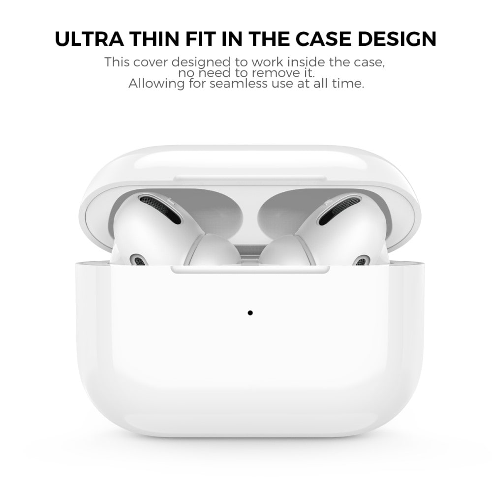 Apple AirPods Pro 3-pack øreputer i silikon, Hvit