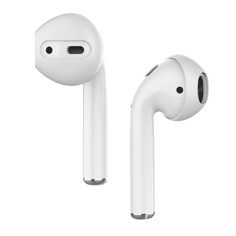 Apple AirPods 3-pack øreputer i silikon, Hvit