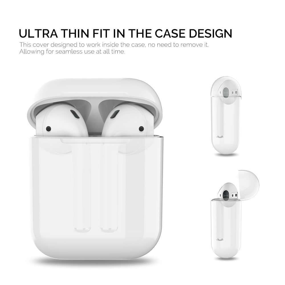 Apple AirPods 3-pack øreputer i silikon, Hvit