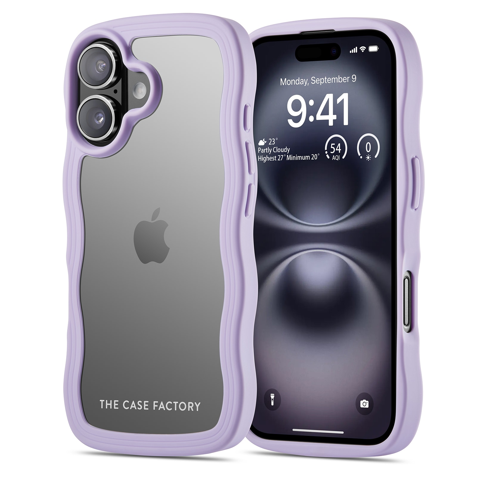 iPhone 16 The Wave Case, Lilla