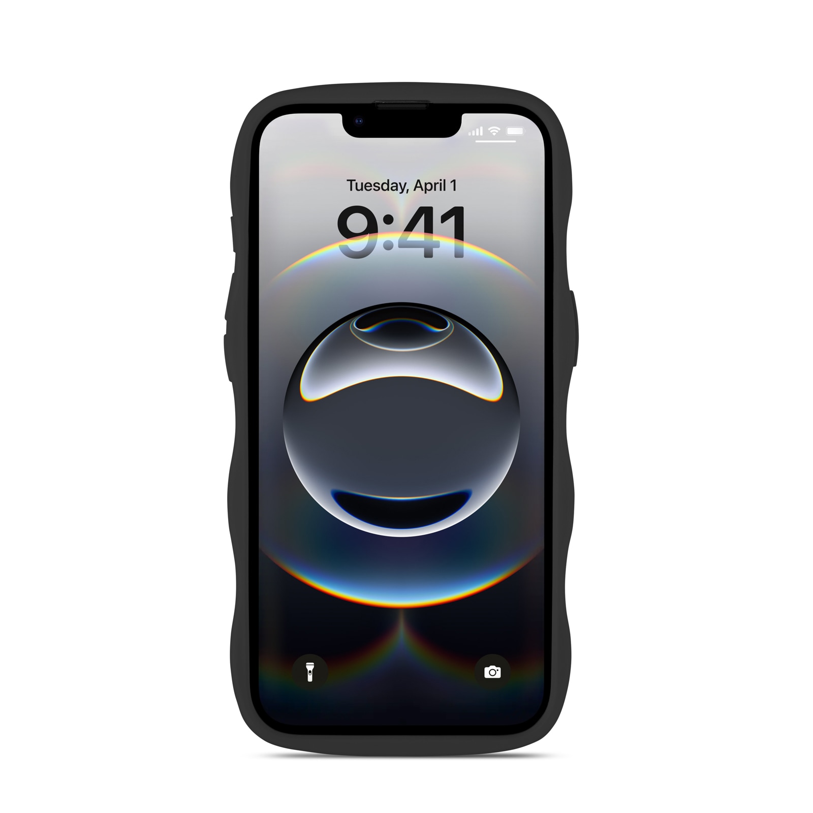 iPhone 16e The Wave Magnetic Case, Svart