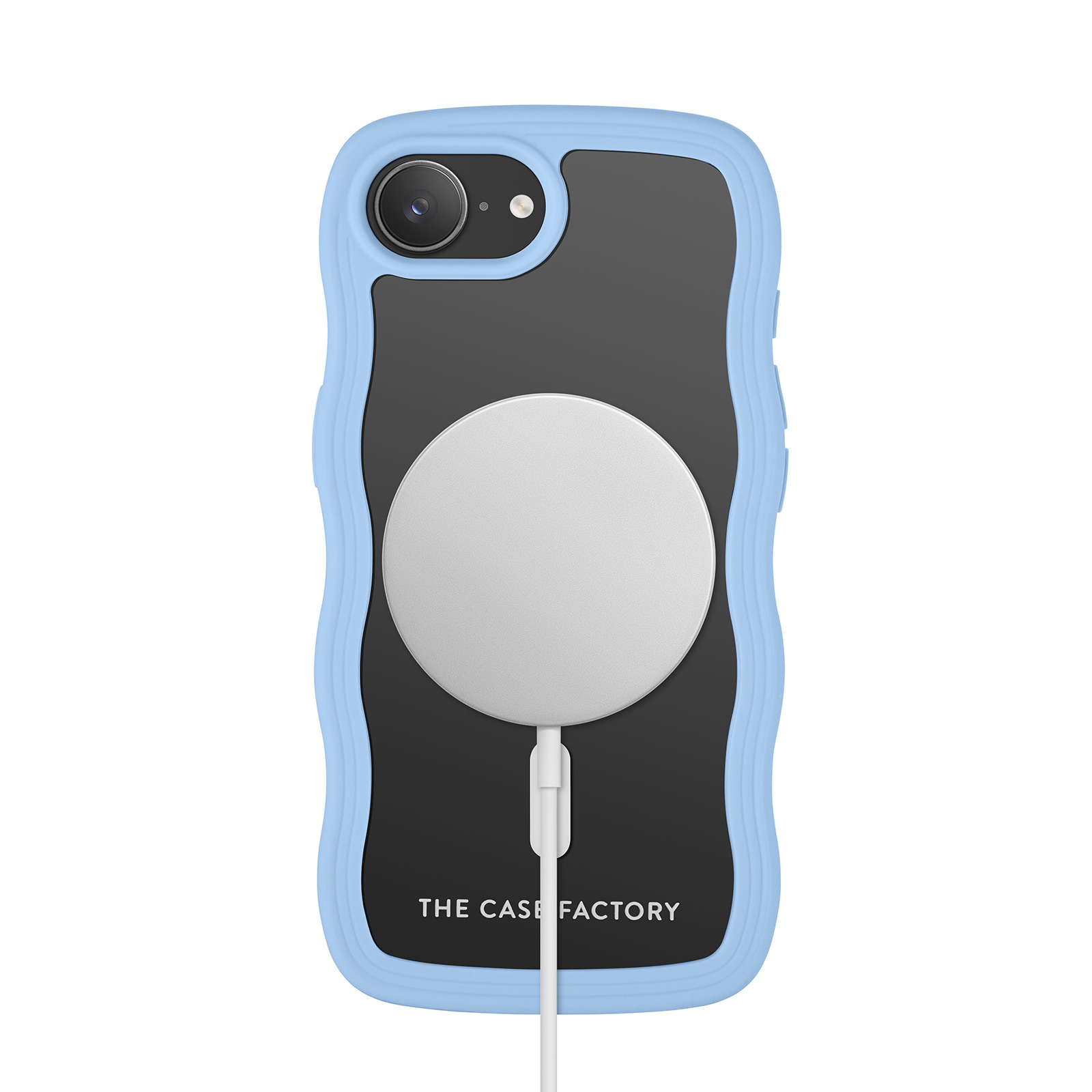 iPhone 16e The Wave Magnetic Case, Blå