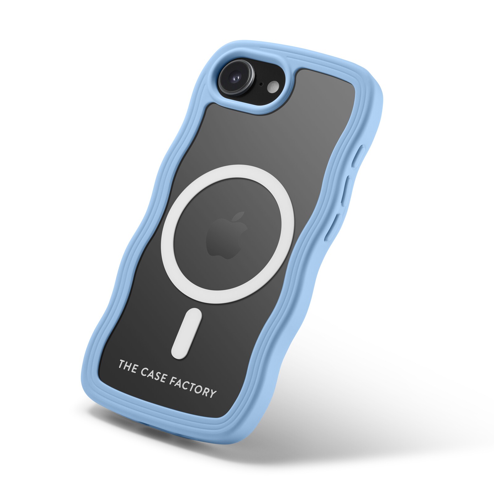 iPhone 16e The Wave Magnetic Case, Blå