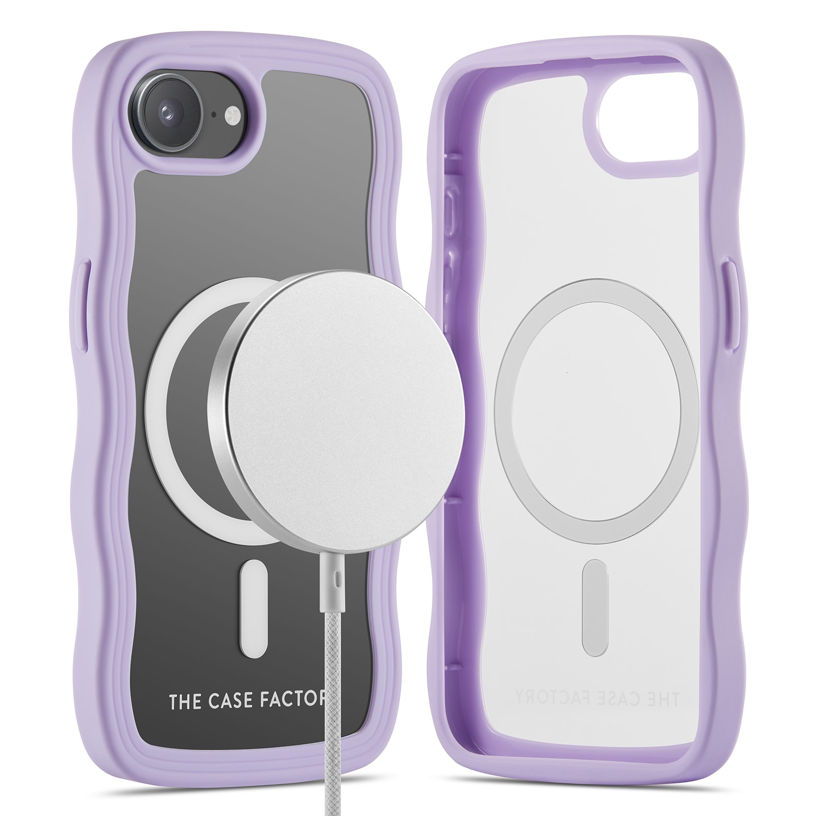 iPhone 16e The Wave Magnetic Case, Lilla