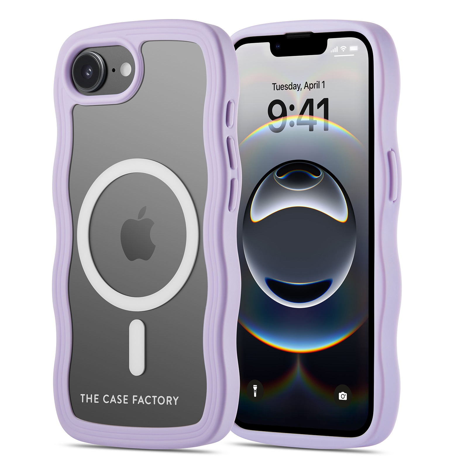 iPhone 16e The Wave Magnetic Case, Lilla