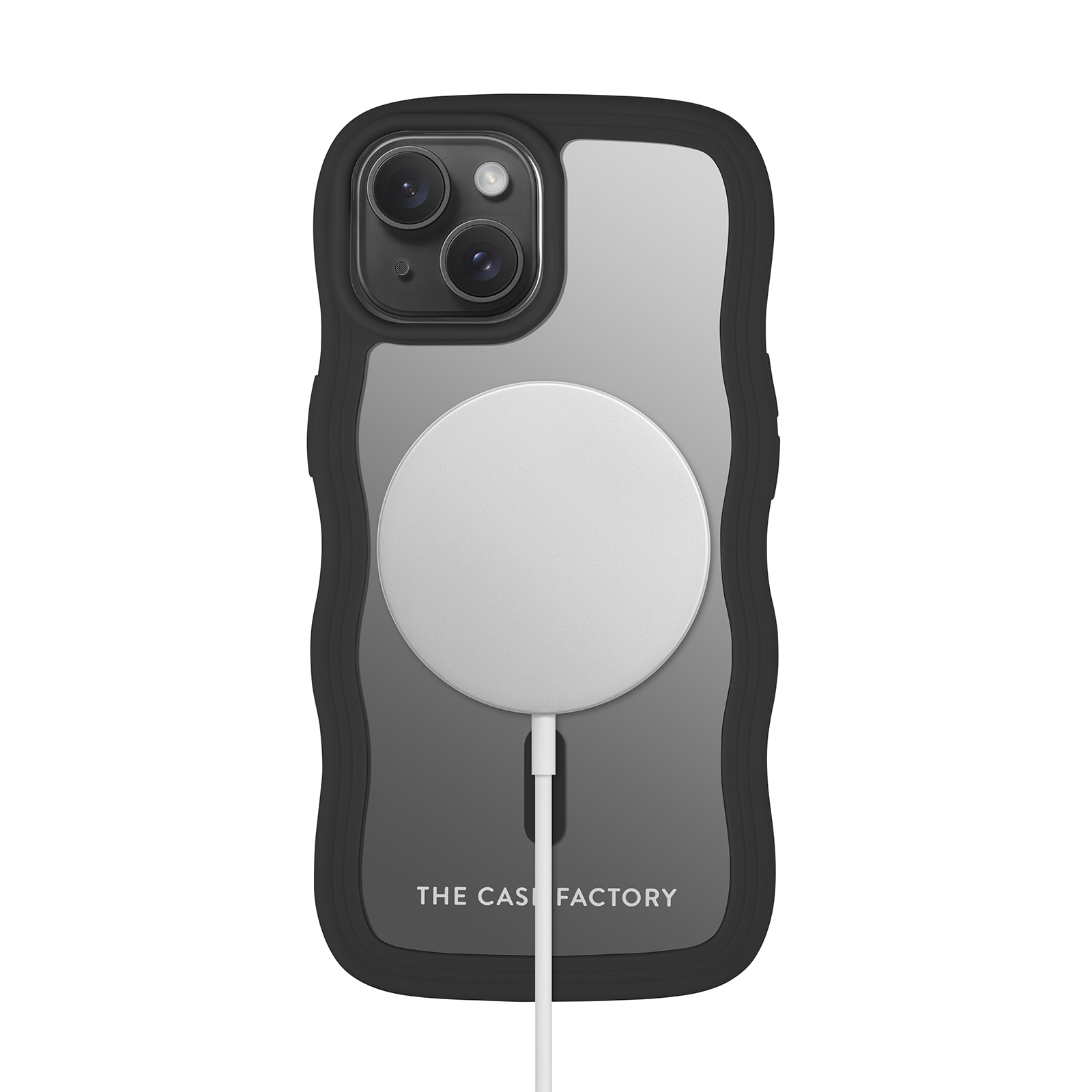 iPhone 15 The Wave Magnetic Case, Svart