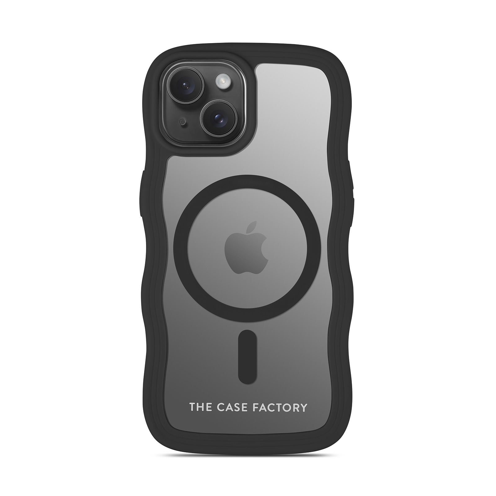 iPhone 15 The Wave Magnetic Case, Svart