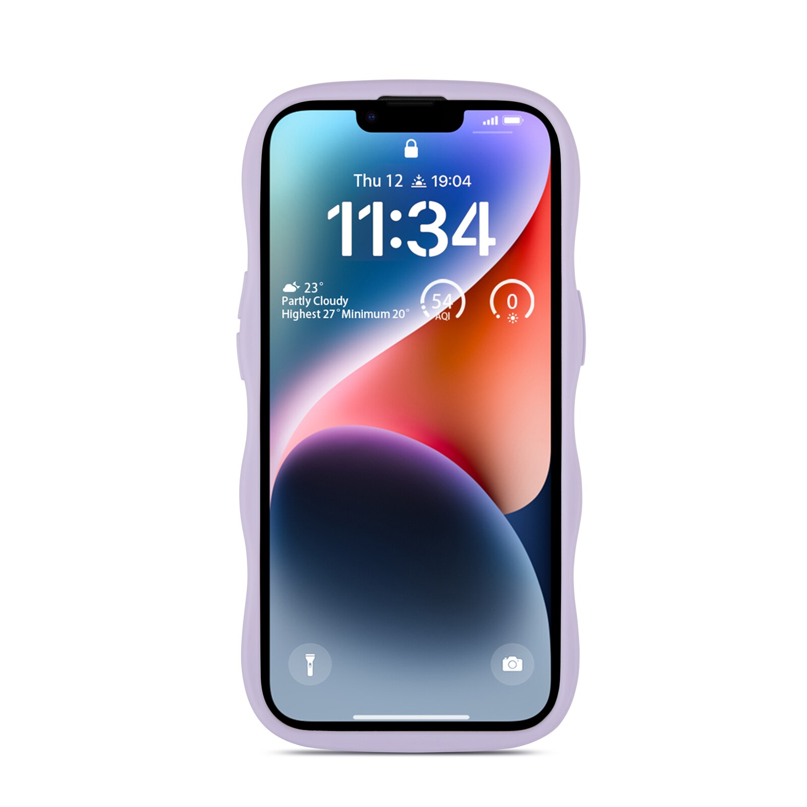 iPhone 14 The Wave Magnetic Case, Lilla