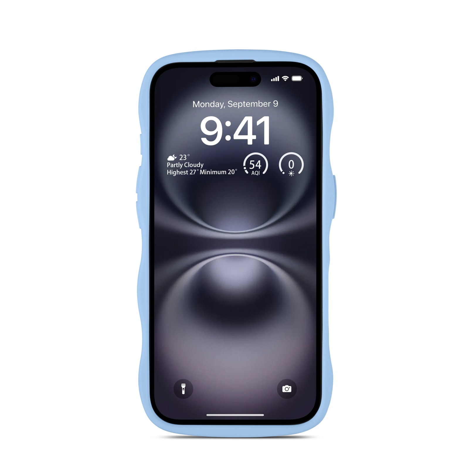 iPhone 16 The Wave Magnetic Case, Blå