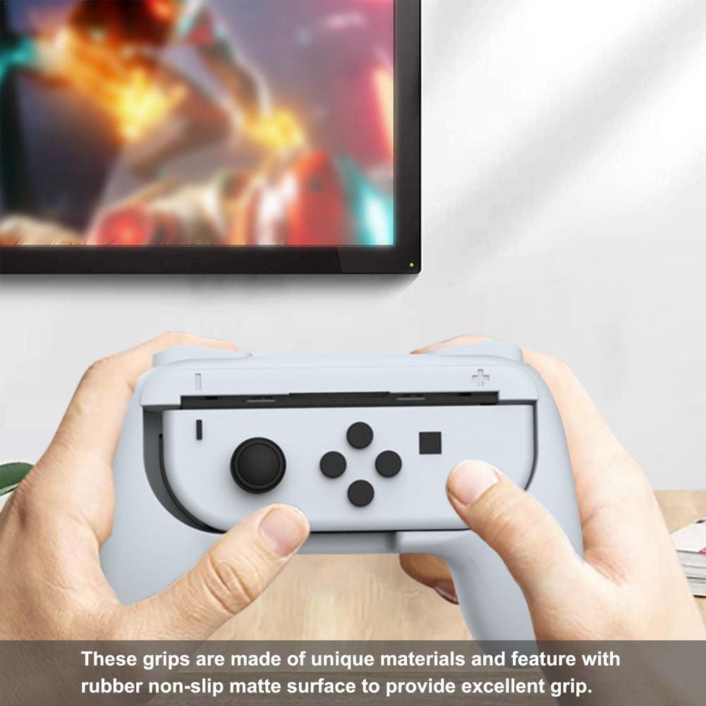 Nintendo Switch OLED Joy-Con ergonomiske håndkontroller, Svart