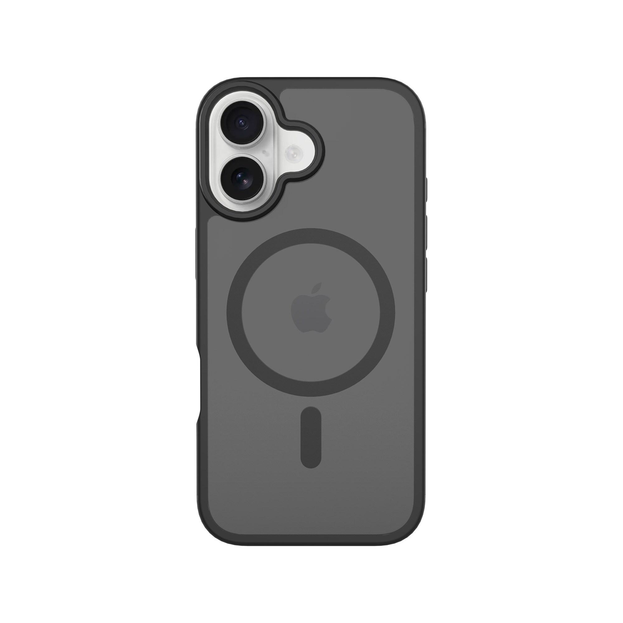 iPhone 17 Hybrid-deksel Magnetisk, Frosted Black