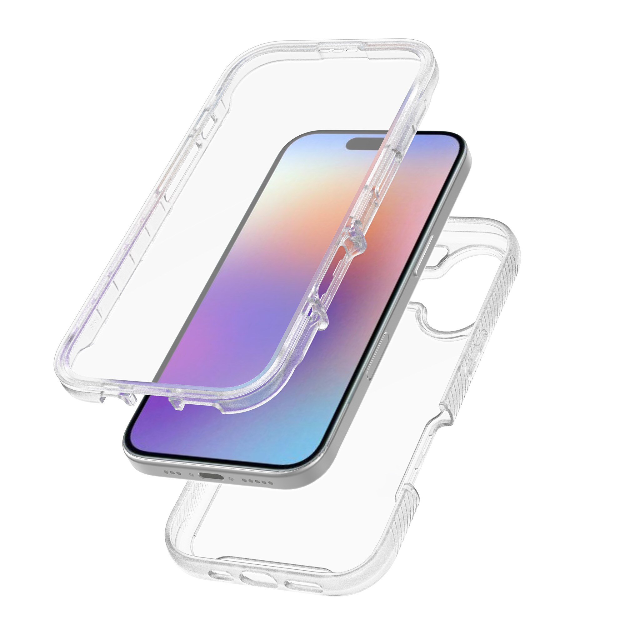 iPhone 17 Deksel Full Protection, Gjennomsiktig