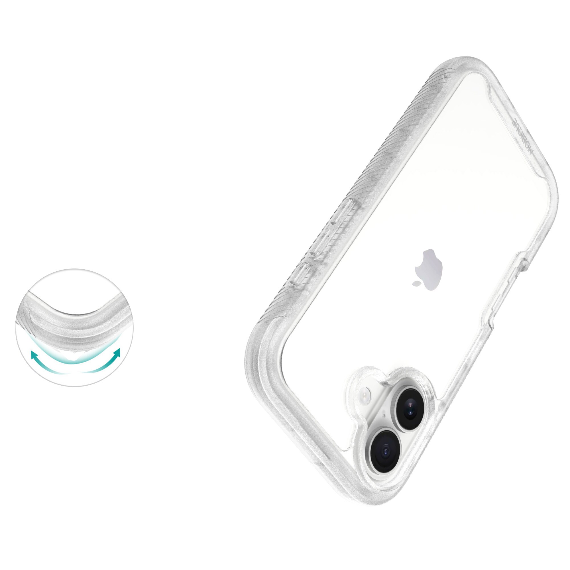 iPhone 17 Deksel Full Protection, Gjennomsiktig