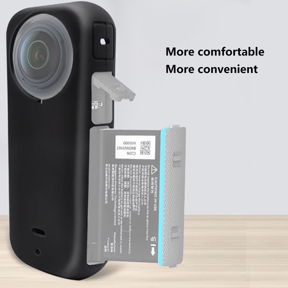 Insta360 X4 deksel i silikon, Svart