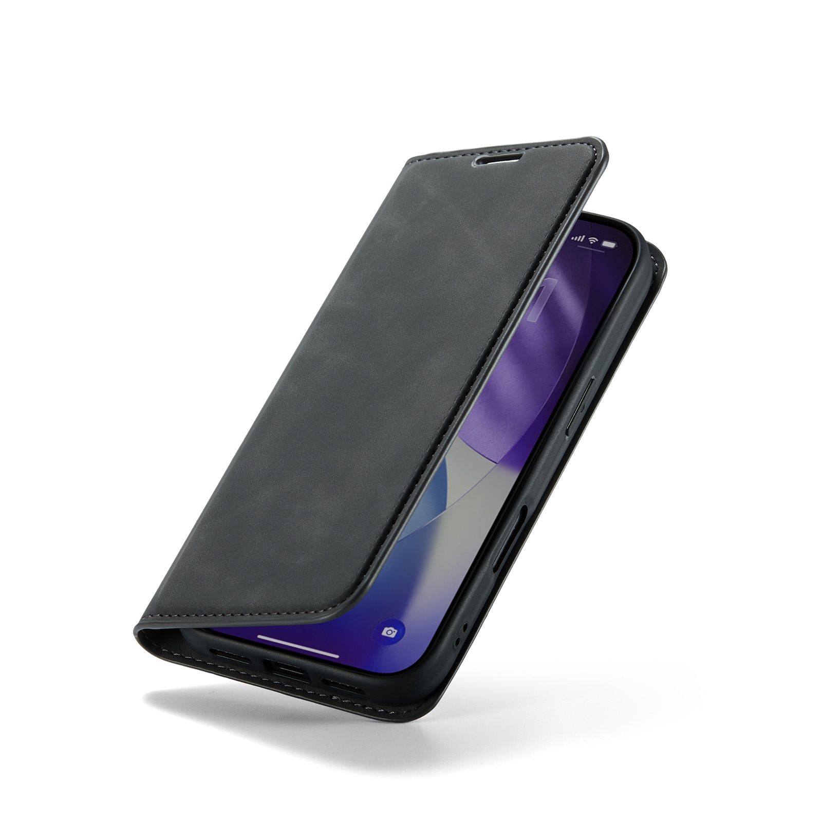 iPhone 17 Pro Slankt etui med kortlomme, Svart