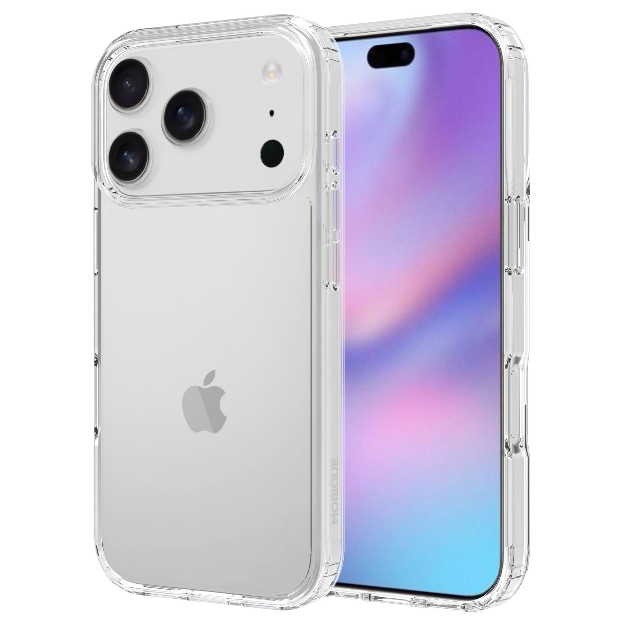 iPhone 17 Pro Max Crystal Hybrid-deksel, Gjennomsiktig