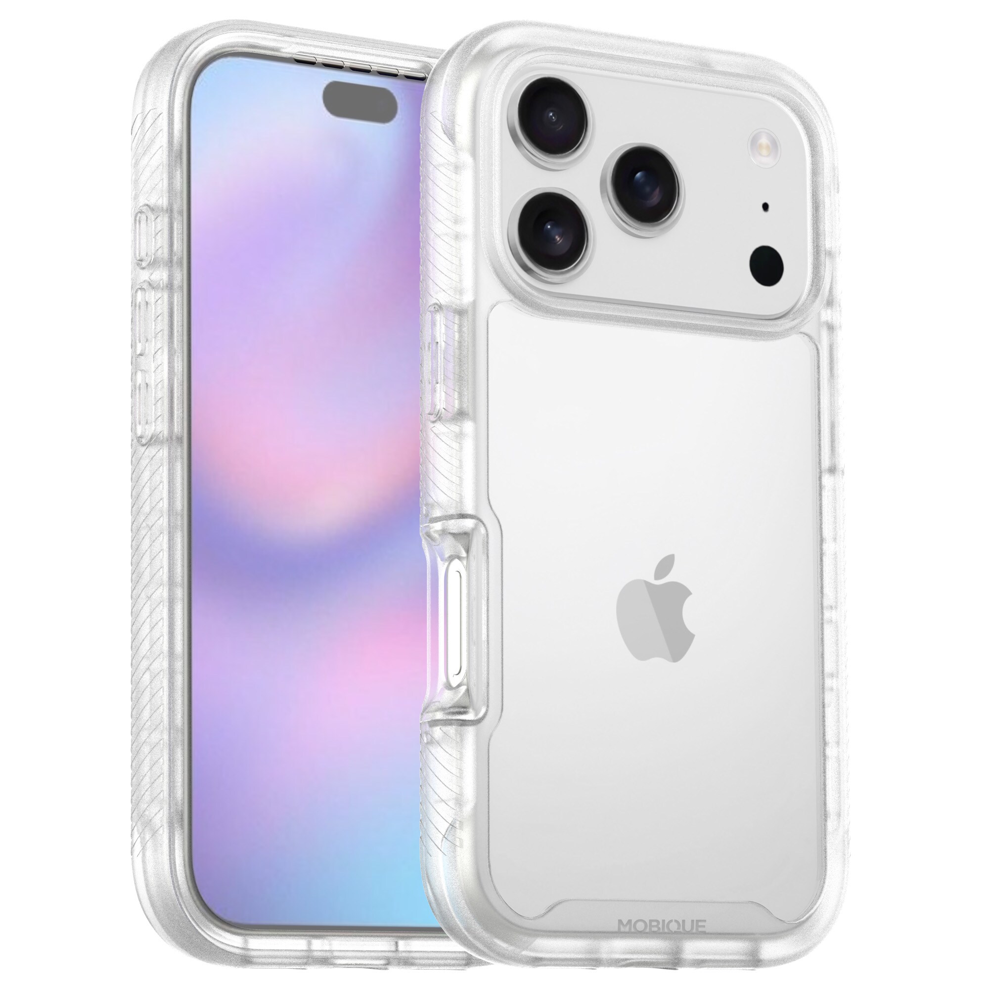 iPhone 17 Pro Max Deksel Full Protection, Gjennomsiktig