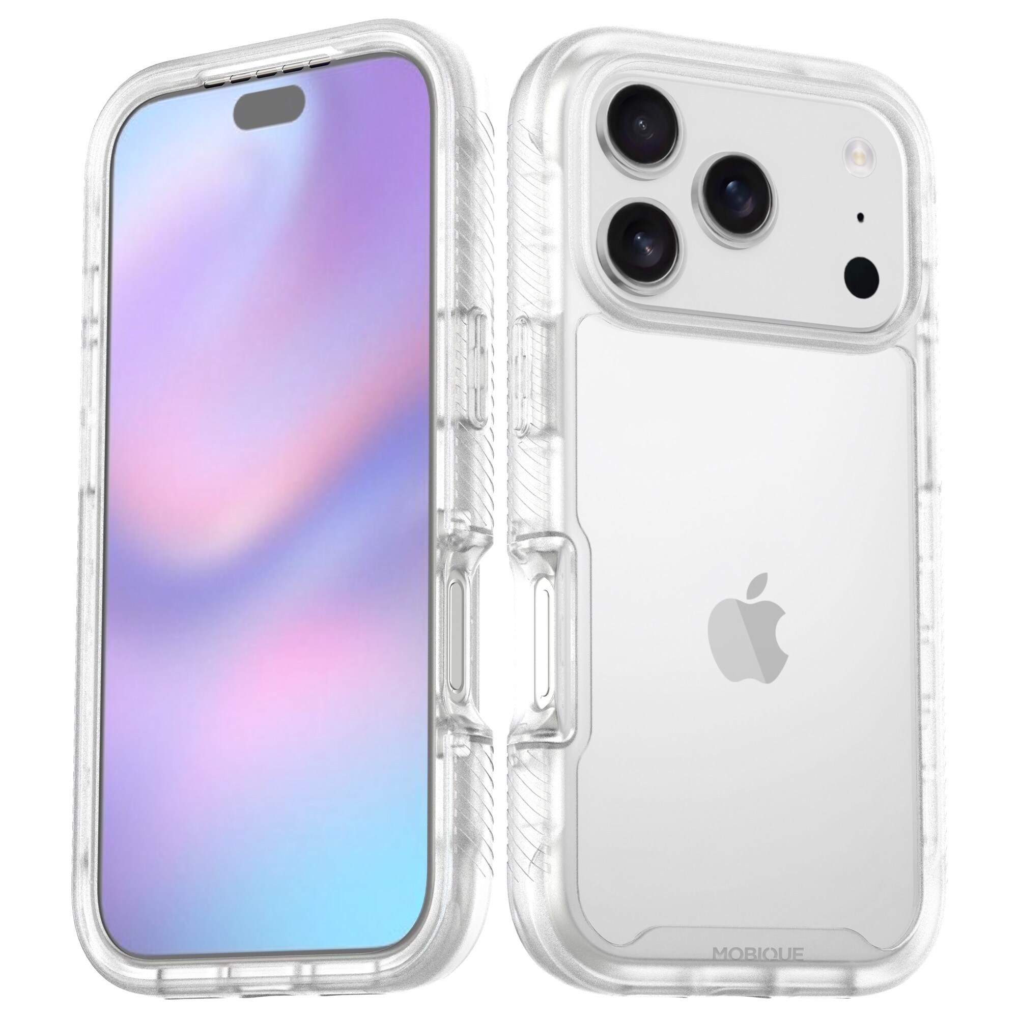 iPhone 17 Pro Max Deksel Full Protection, Gjennomsiktig