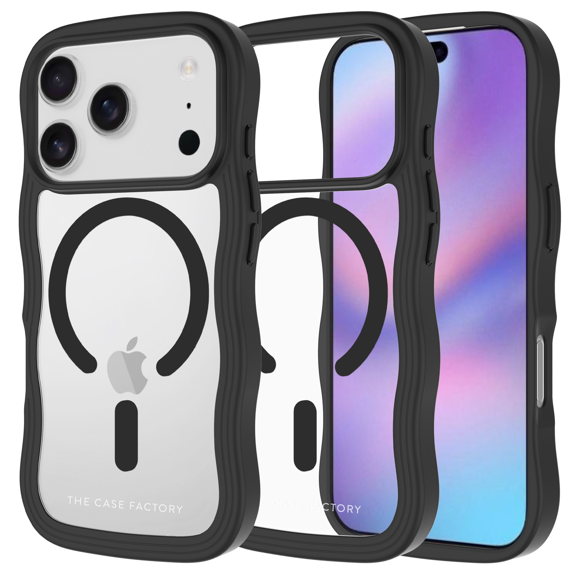 iPhone 17 Pro The Wave Magnetic Case, Svart