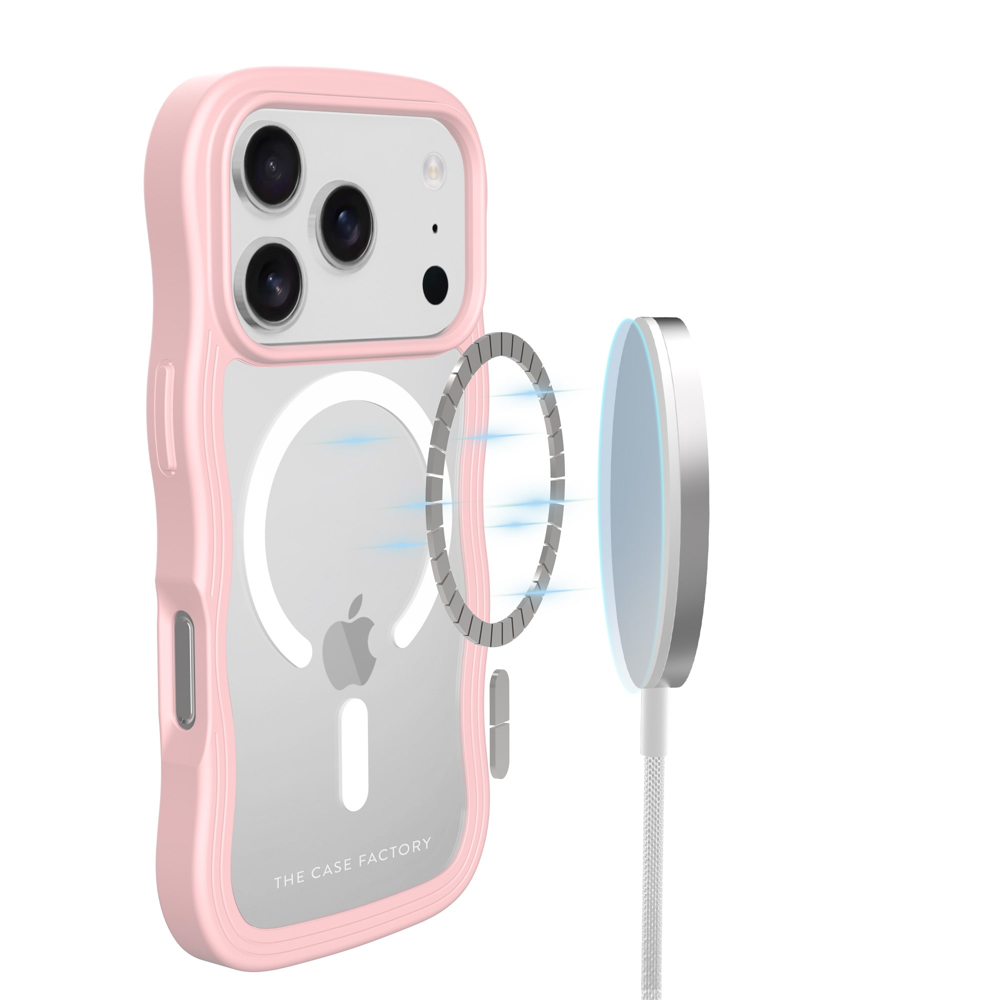 iPhone 17 Pro The Wave Magnetic Case, Rosa