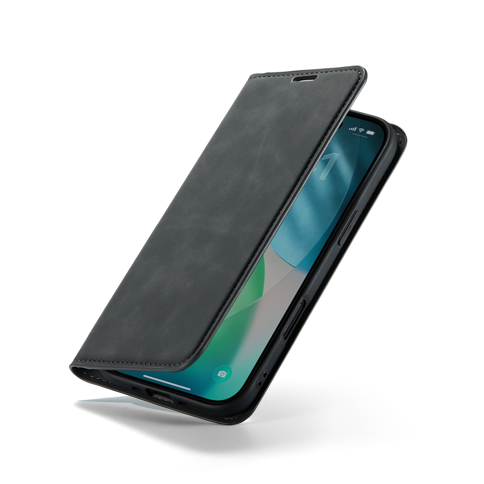 iPhone Air Slankt etui med kortlomme, Svart