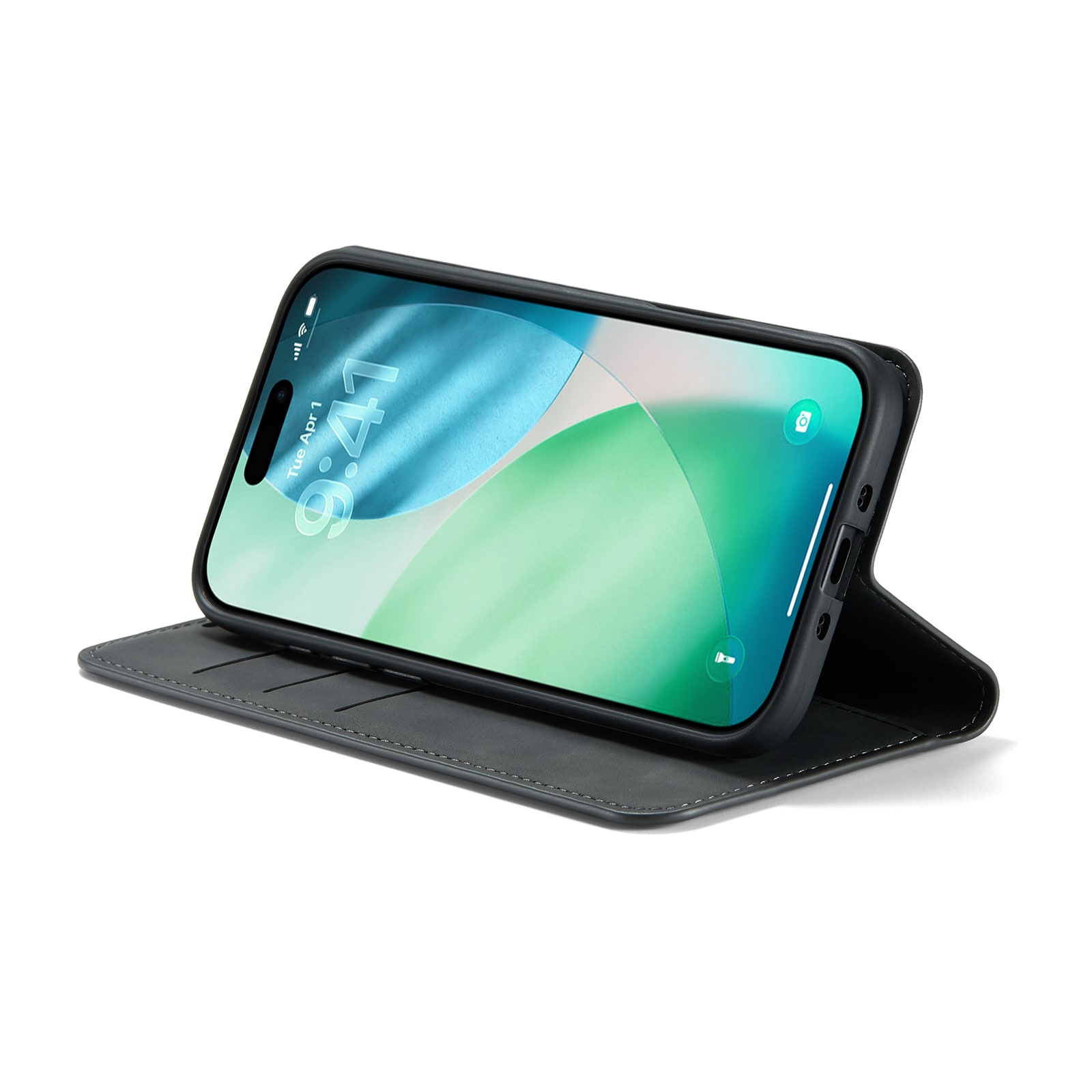 iPhone Air Slankt etui med kortlomme, Svart