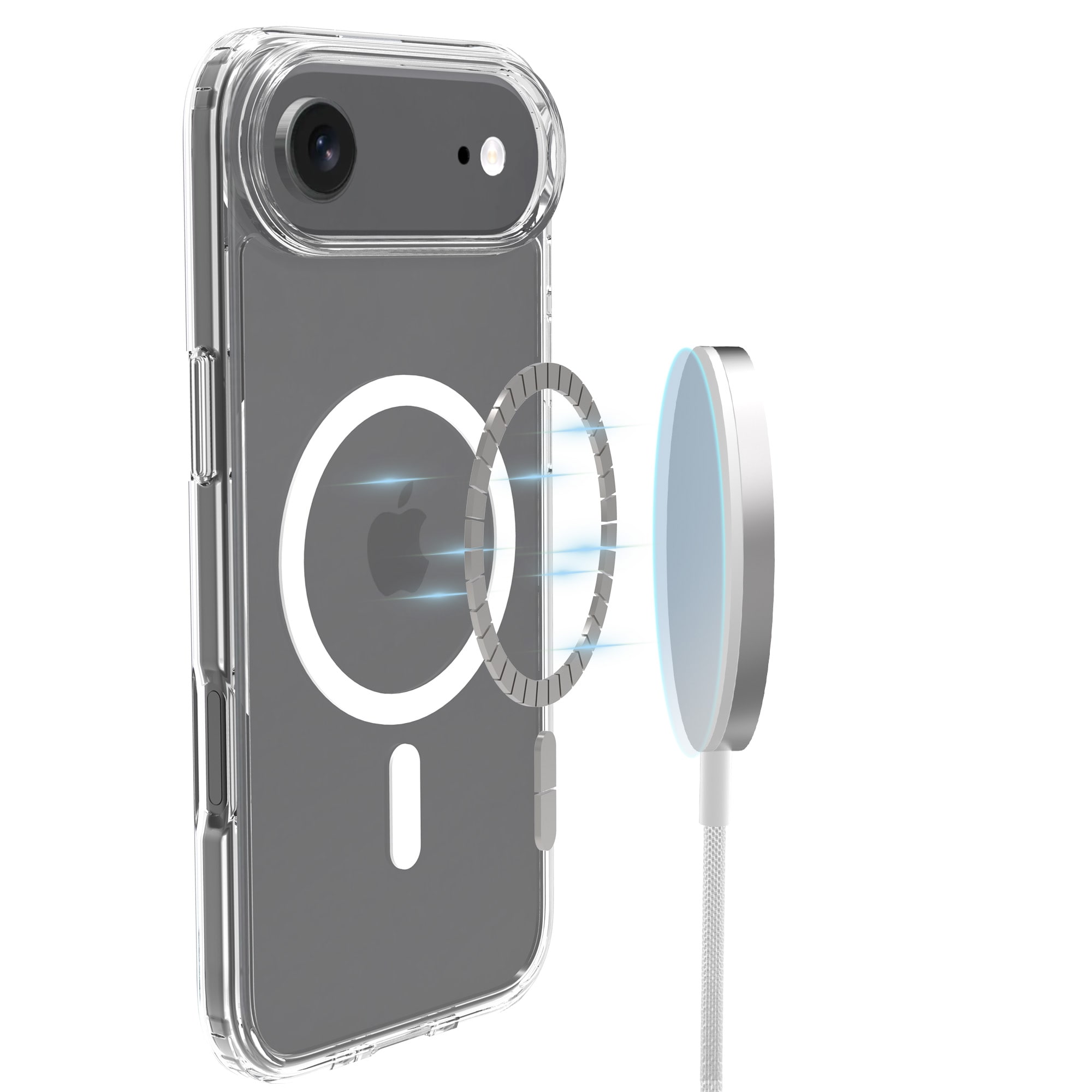 iPhone 17 Air MagSafe Hybrid-deksel, Gjennomsiktig