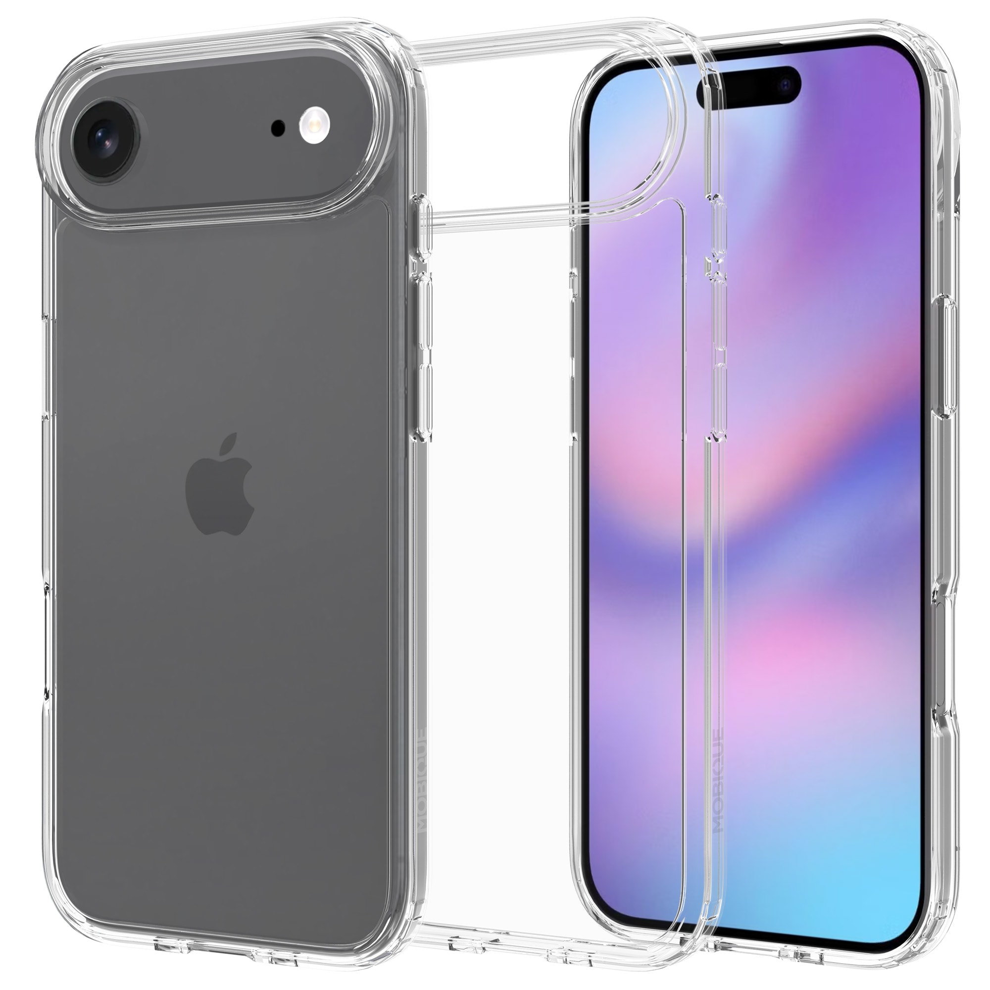 iPhone 17 Air Crystal Hybrid-deksel, Gjennomsiktig