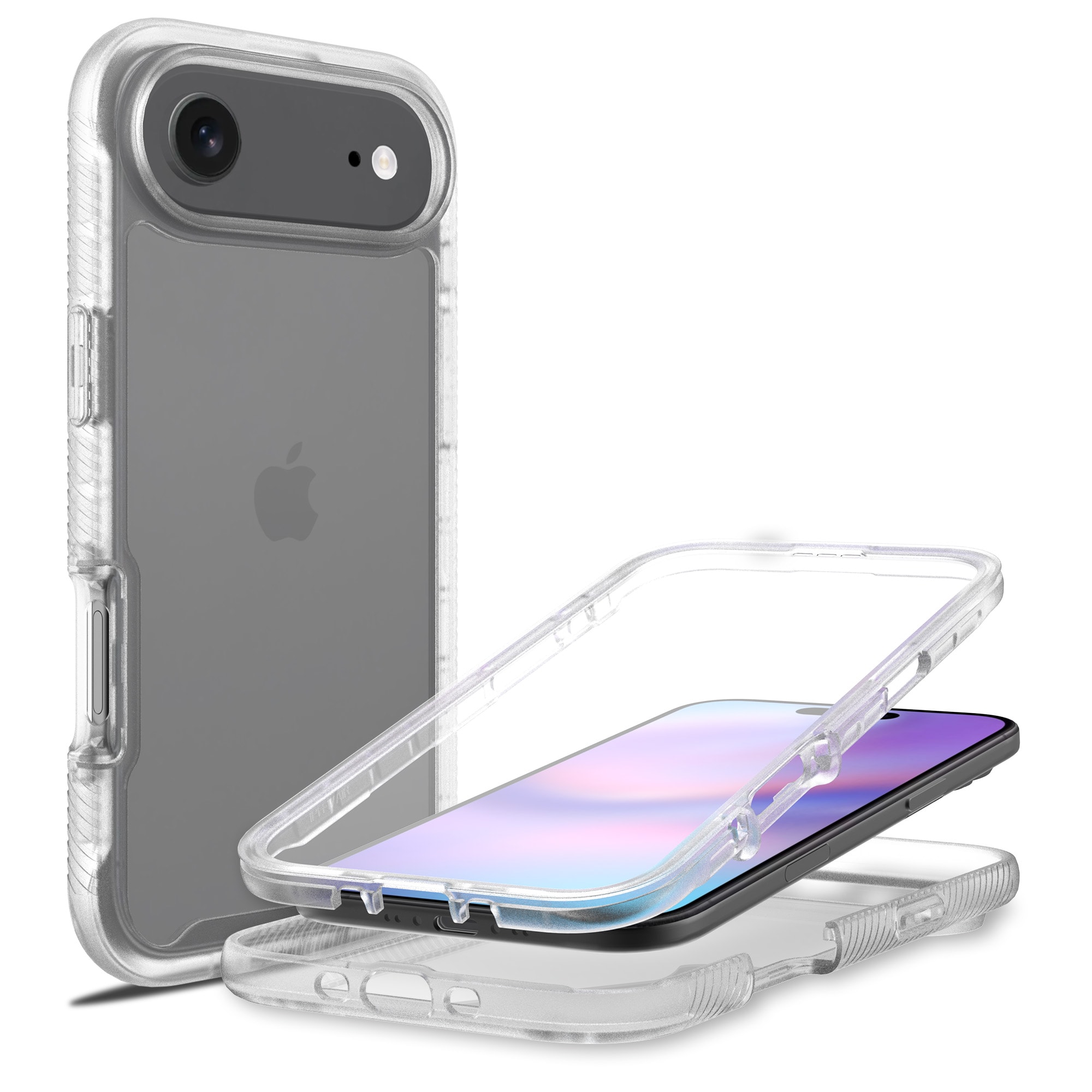 iPhone 17 Air Deksel Full Protection, Gjennomsiktig