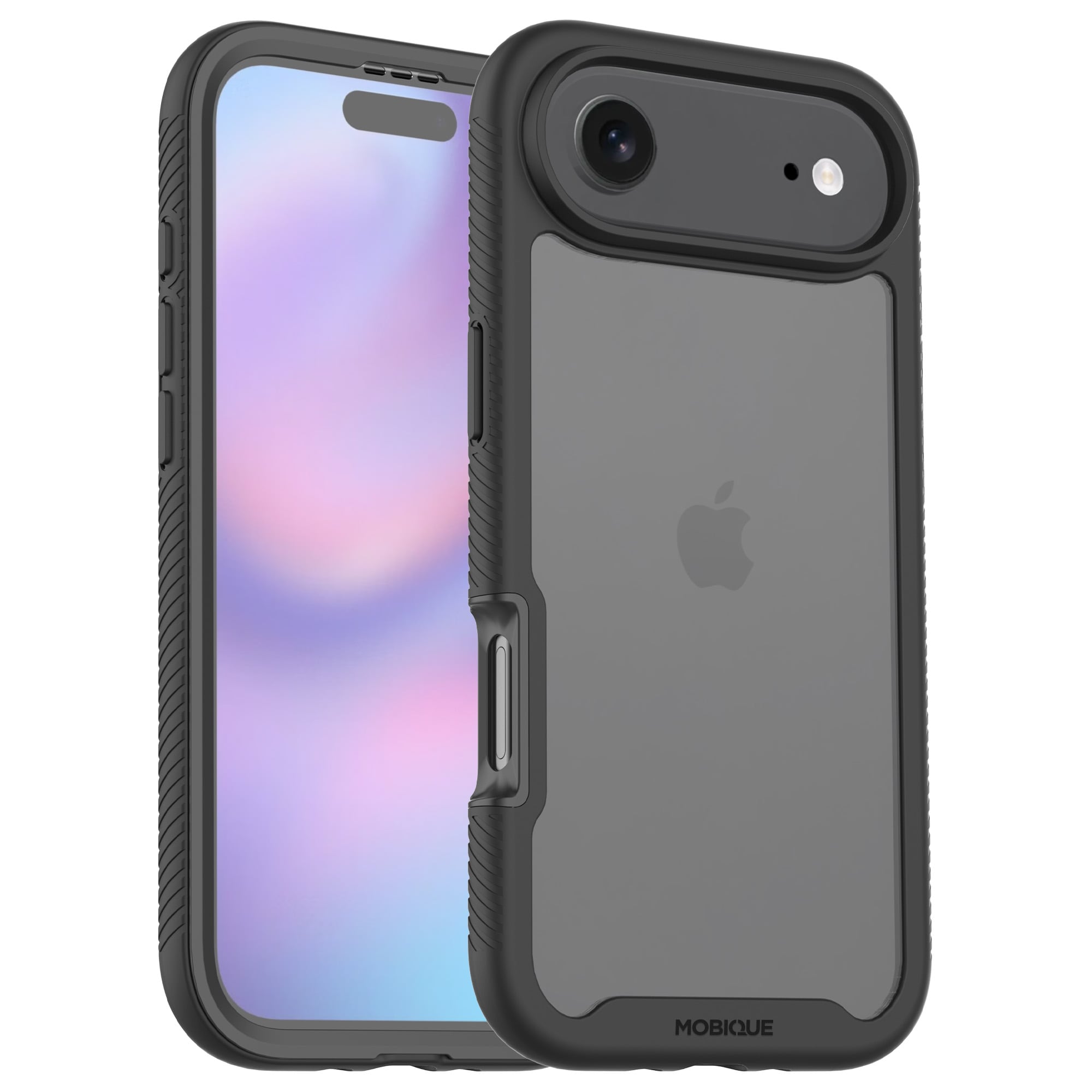 iPhone 17 Air Deksel Full Protection, Svart/gjennomsiktig