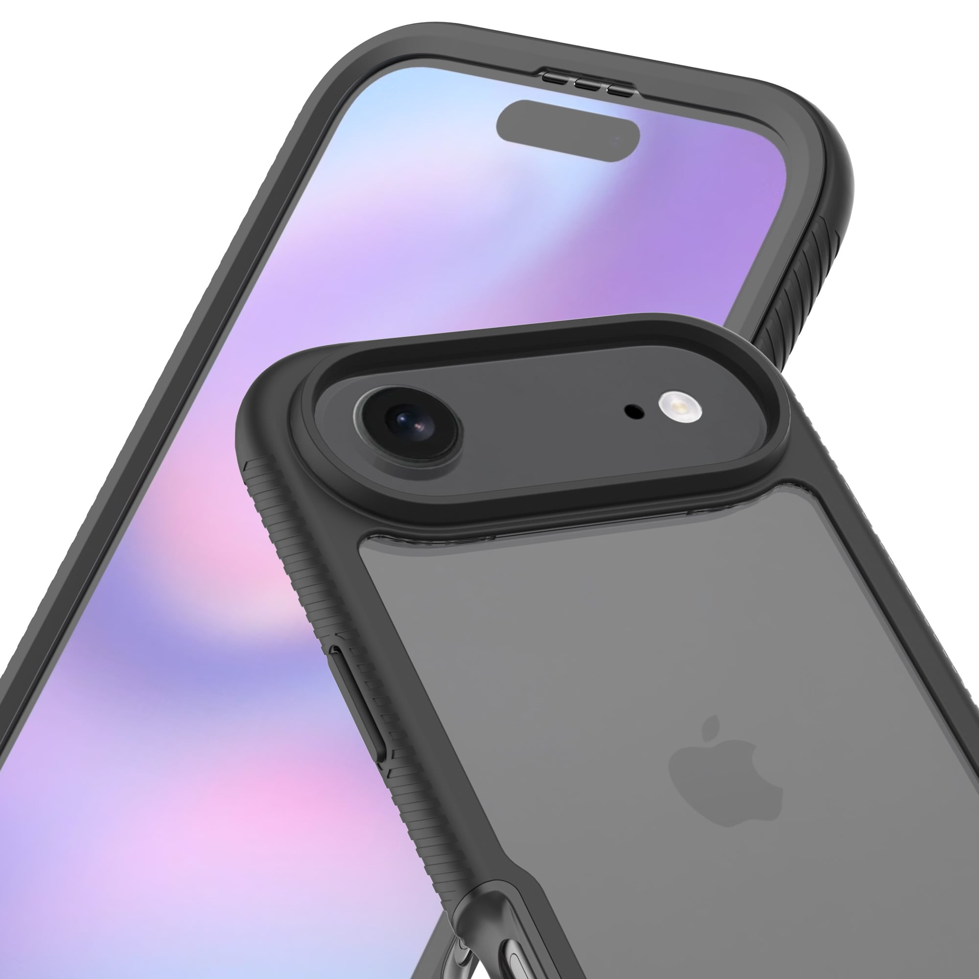 iPhone 17 Air Deksel Full Protection, Svart/gjennomsiktig