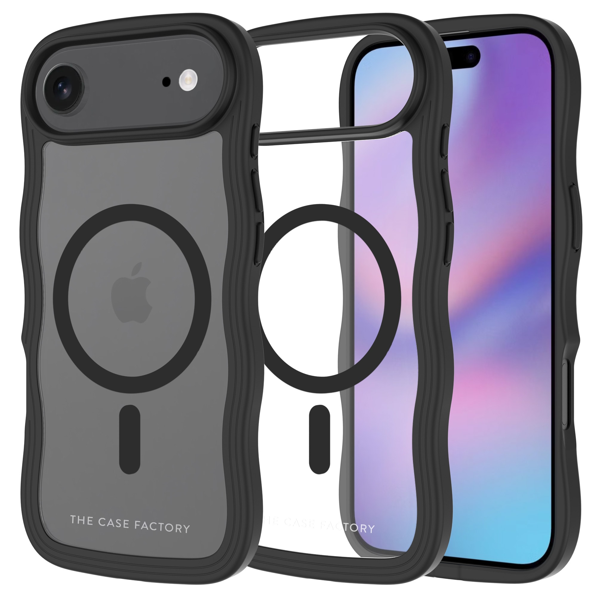 iPhone Air The Wave Magnetic Case, Svart