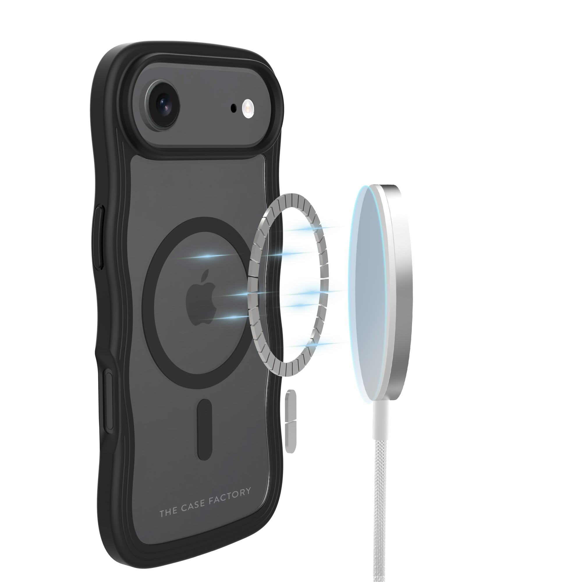 iPhone Air The Wave Magnetic Case, Svart