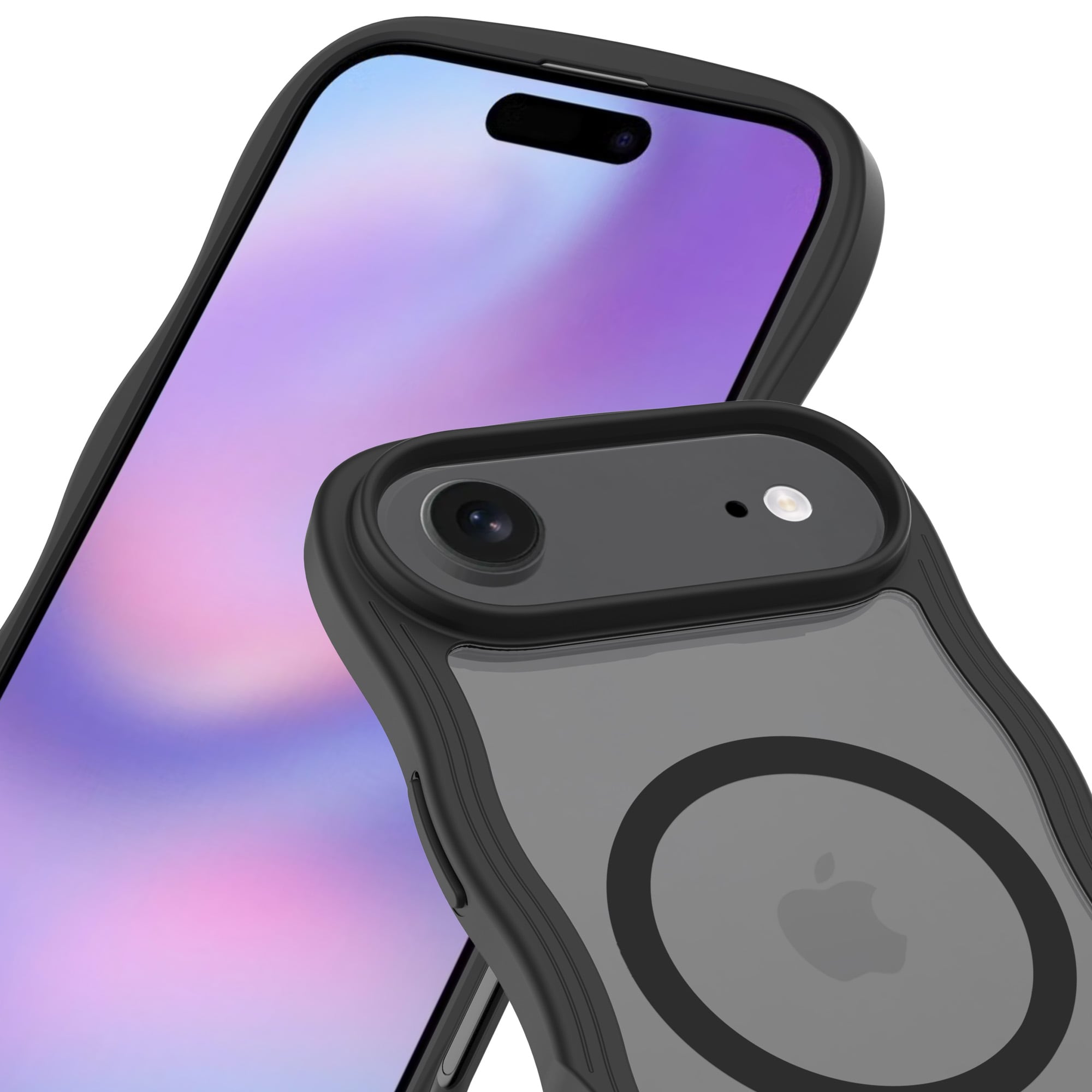 iPhone Air The Wave Magnetic Case, Svart