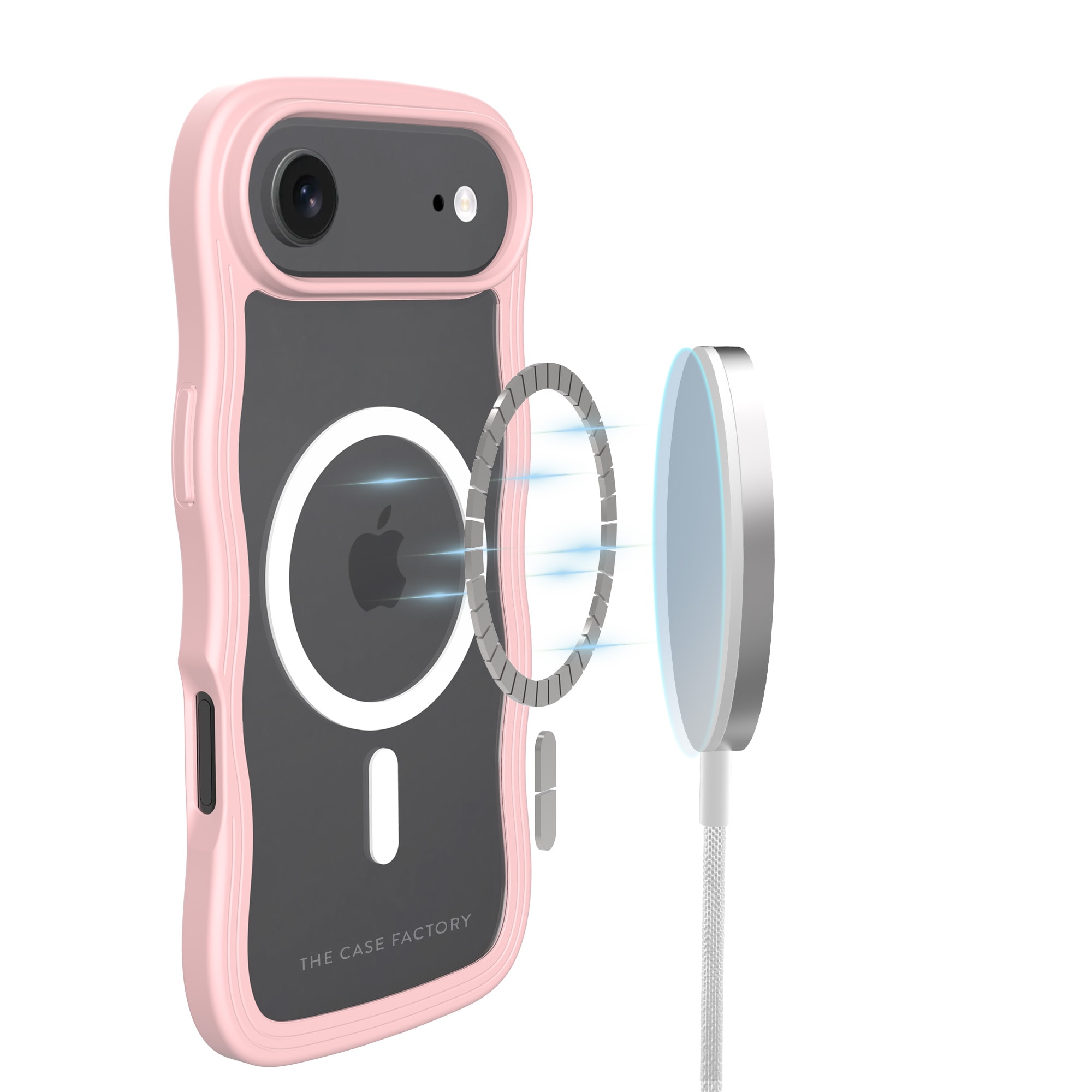 iPhone Air The Wave Magnetic Case, Rosa