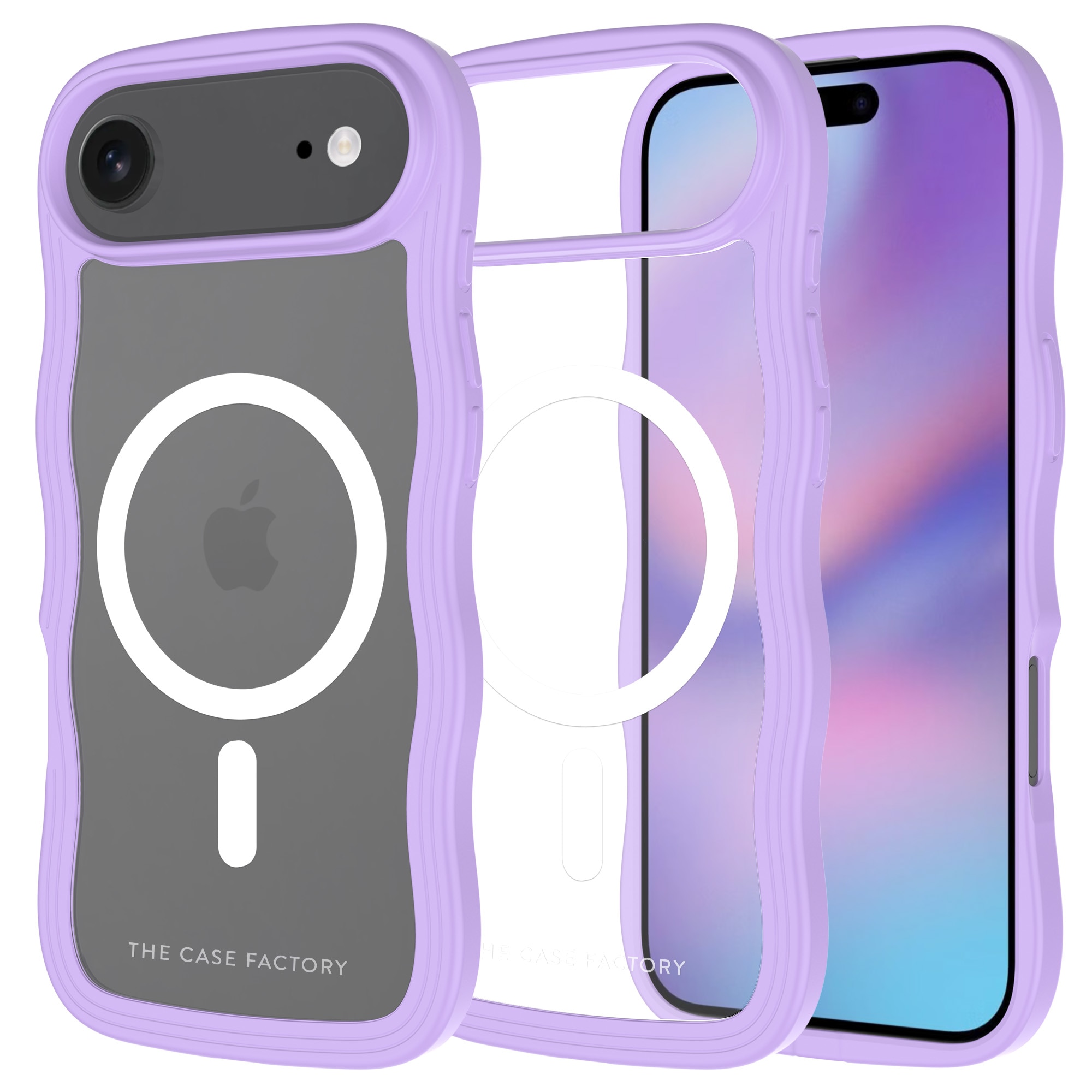iPhone Air The Wave Magnetic Case, Lilla