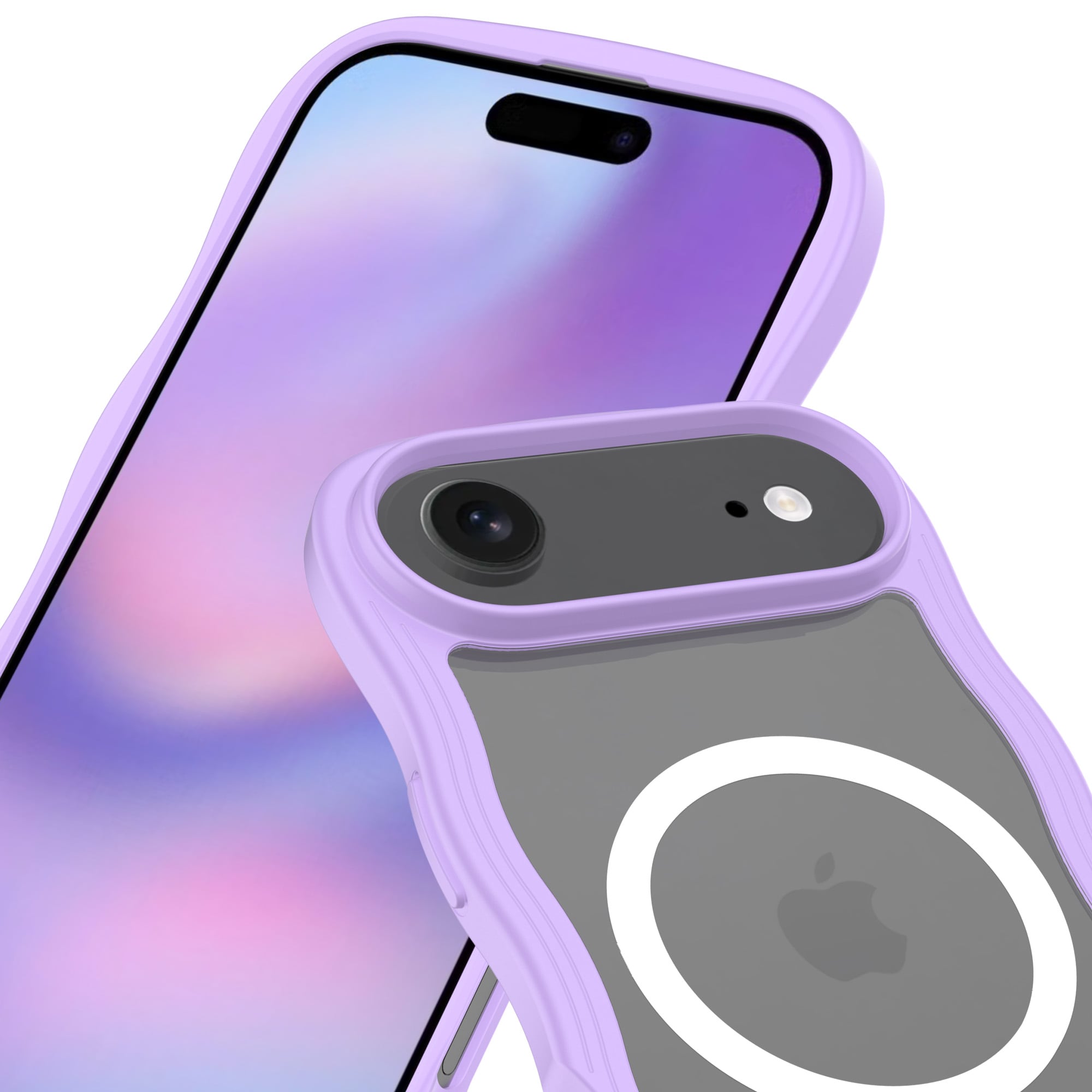 iPhone Air The Wave Magnetic Case, Lilla