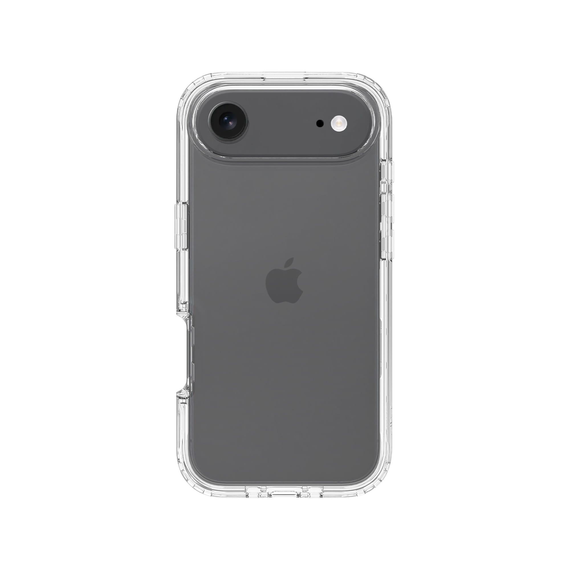 iPhone 17 Air Mobildeksel med beskyttelsesramme, Gjennomsiktig